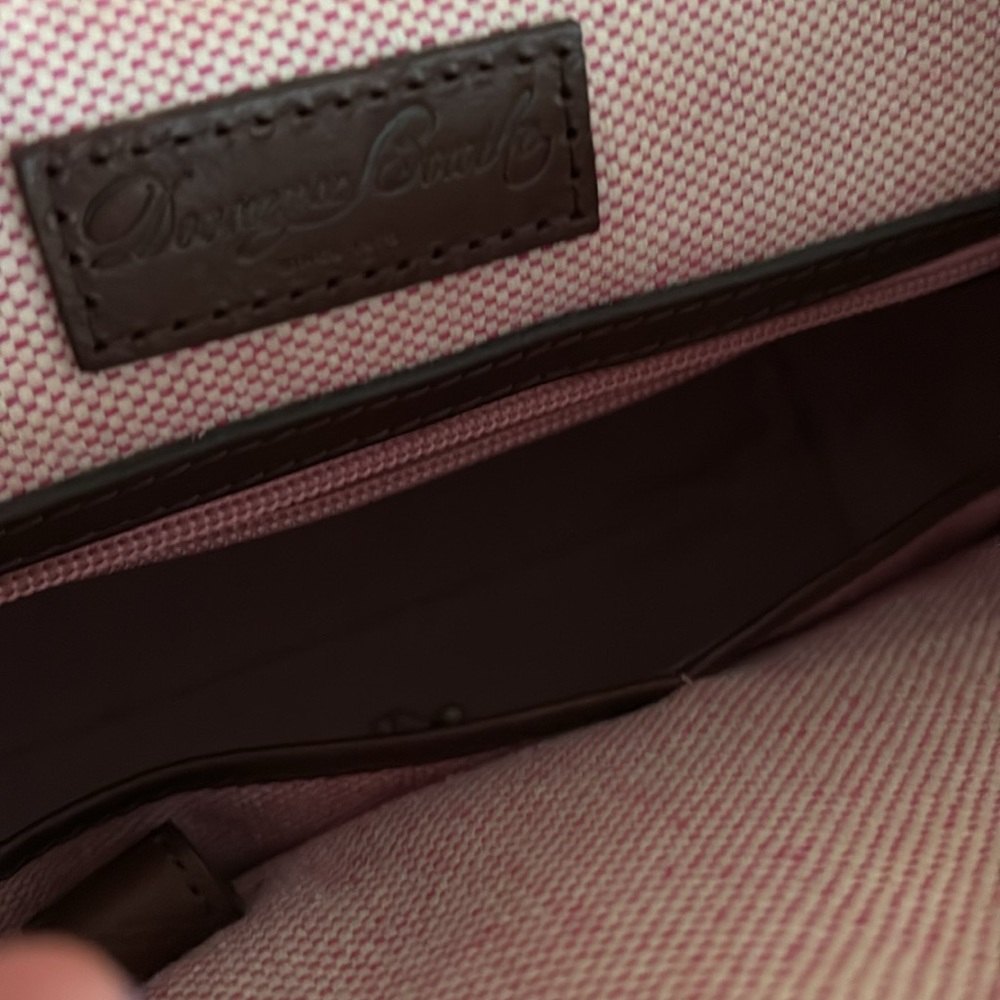 Dooney & Bourke Brown Crocodile-Embossed Handbag - Picture 3 of 6